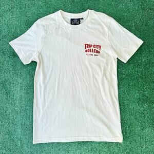 Trip City T Shirt Rollers Hayana Cuba Shirt Beige Tee